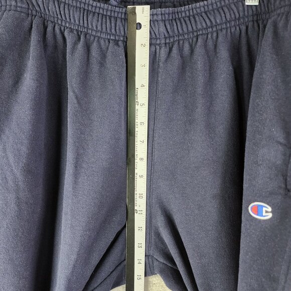 Mens Navy Blue Champion Authentic Fleece Jogger Elastic Waistband Size 2XL - Picture 8 of 13